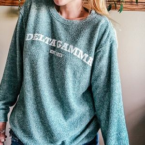 Delta Gamma cozy crew neck
